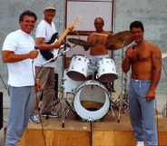 Jailhouse Rock with Carmine Perico on the drums, Anthony Senter and Mark Reiter on vocals and J.R. Russo on guitar.